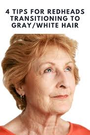 Frequently quoted examples of famous people going white or gray overnight include sir thomas more and marie. 4 Tips For Redheads Transitioning To Gray White Hair Grey White Hair Red Hair To Grey Hair Turning White