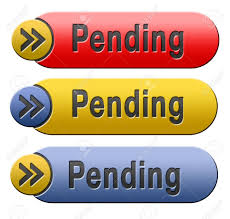Pending Review And Approval Application In Progress Icon Or Button Stock Photo Picture And Royalty Free Image Image 23545426