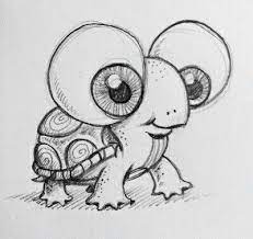 See more ideas about drawings, easy flower drawings, easy drawings. Big Eyed Turtle I Placed In My School Art Show Drawing This Cute Drawings Cool Drawings Animal Drawings