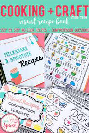 Cooking Craft Visual Recipe Book Edition 2 Visual Recipes Cooking In The Classroom Language Activities