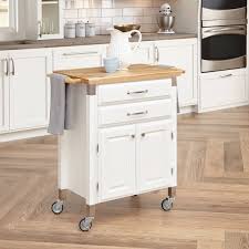Kitchen Serving Cart Solid Wood Top White Island Storage Cabinet Drawers Wheels Kitchen Cart Portable Kitchen Island White Kitchen Cart