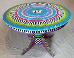Fun Furniture Hand Painted Table Painted Dining Table Painted Furniture
