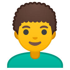 Male, boy, man, haircut, man getting haircut. Man Curly Hair Emoji