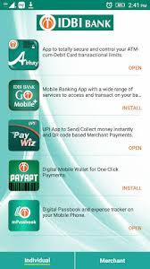 Independent control on each card. Idbi Appkart By Idbi Bank Ltd 1 0 1 Apk Download For Android