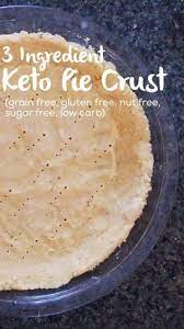 Three Ingredient Keto Pie Crust Meat Free Keto Vegan Keto Recipes Recipe Vegan Keto Recipes Ketogenic Recipes Low Carb Keto