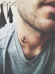 I Would Probably Get This Somewhere Else But I Like The Idea Small Anchor Tattoos Anchor Tattoo Men Tattoos