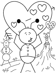 Help your kids celebrate by printing these free coloring pages, which they can give to siblings, classmates, family members, and other important people in their lives. Free Printable Valentine Coloring Pages For Kids