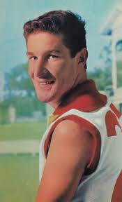 1965 Mobil Football Photos Card BOB KINGSTON South Melbourne Swans