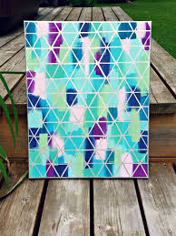 Masking Tape And Paint Wall Art Canvas Diy Jess Diy Canvas Wall Art Diy Canvas Art Diy Art Painting