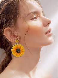 Sunflower earrings amazon