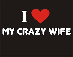 Funny I Love My Crazy Wife Joke Quotesbae