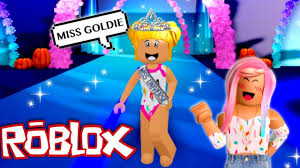 Donde puedes encontrar videos de roblox, role plays y mini series animadas. Roblox Concurso De Belleza Con Goldie Y Titi Juegos Royale High Roleplay Youtube
