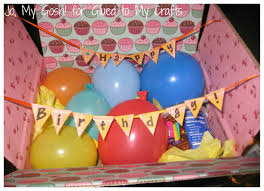 Birthday Care Package Ideas For Him Glued To My Crafts Care Package Series Intro Birthday Care Packages Birthday Packages Birthday Box