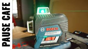 Laser 3 Lignes Vertes Bosch Pro Gll 3 80cg Pausecafeljvs Youtube