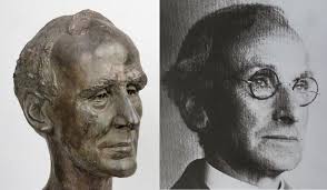 Who is the sitter in this bronze by or attributed to Elsie March?