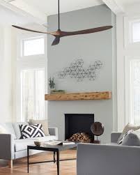 The Maverick Super Max Collection With A Sleek Modern Silhouette A Dc Motor And Super Energy Eff Living Room Ceiling Fan Living Room Ceiling Living Room Fans