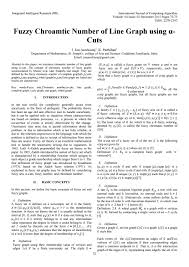 Check out the pronunciation, synonyms and grammar. Fuzzy Chroamtic Number Of Line Graph Using Acuts By Ijcoaeditoriir Issuu