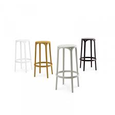 Brooklyn Bar Stool Set Of 4 By Vondom With Images Bar Stools Black Dining Room Chairs Modern Bar Stools