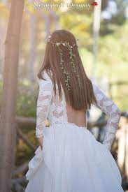 Pin By Mokka Dimitra On Boda In 2021 Wedding Gowns Lace Lace Wedding Dress With Sleeves Long Bridal Gown