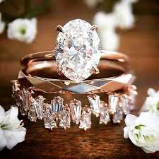 Jagged Edges Classic Wedding Rings Rose Gold Engagement Ring Engagement Rings