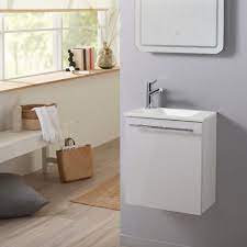 Maybe you would like to learn more about one of these? Meuble Lave Mains Pour Wc Blanc Design Avec Robinet Eau Froide Leroy Merlin