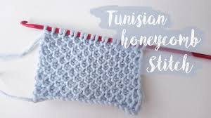 Tunisian crochet is a neat alternative to traditional. Tunisian Honeycomb Crochet Stitch Youtube