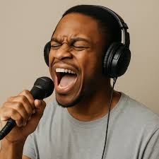 Facing a fear and singing backup vocals