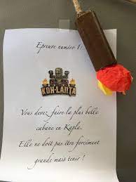 Aventurier ou l aventure c est l. Activites D Anniversaire Sur Le Theme Koh Lanta Cynthia Kafka