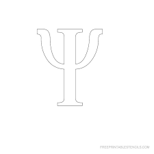 Printable Greek Alphabet Stencil Y Alphabet Stencils Alphabet Symbols Alphabet