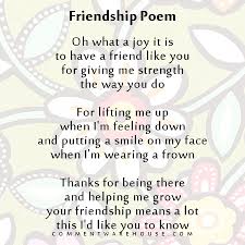  Friendship Poem Oh What A Joy It Is To Have A Friend Like You Friendship Quote Friendship Poems Best Friendship Quotes Friendship Songs