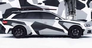 Black And White Camouflage Car Audi A4 Avant Quattro Jon Ollson Camo Edition1 Jpg 550 291 Camo Car Audi White Camo