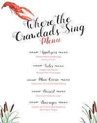 Book Club Party Where The Crawdads Sing Book Club Parties Book Club Food Book Club Menu
