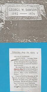 Family: George Washington Dawson, III