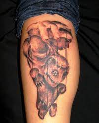 Puppet marionette master tattoo tattoos skeleton sleeve inventive attention pay tattoodo dotwork half latest. Black Ink Marionette Doll Tattoo Design For Sleeve By Dm Tattoo