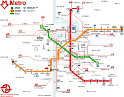 Czech Republic Metro Map Http Travelsfinders Com Czech Republic Metro Map Html Metro Map Subway Map Transport Map