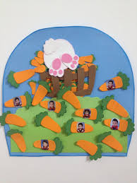 Bunnies Attendance Chart Carrots Foam Classroom