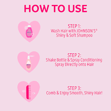 However, the aromatherapy hair conditioner spray with its citrus focused essential oils leaves my hair light, manageable and ready for a great hair day! Buy Johnson S Baby Shiny Soft Tear Free Kids Hair Conditioning Spray With Argan Oil Silk Proteins Paraben Sulfate Dye Free Formula Hypoallergenic Gentle For Toddlers 10 Fl Oz Online In