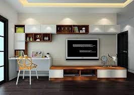 Modern Tv Cabinet With Desk Google Search Desk In Living Room Living Room Tv Cabinet Living Room Office