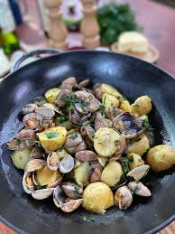 Cuisson pomme de terre : Ma Recette De Pommes De Terre De Noirmoutier Alle Vongole Laurent Mariotte