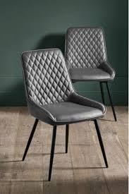 Buy Set Of 2 Hamilton Dining Chairs With Black Legs From The Next Uk Online Shop Dining Chairs Leather Dining Chairs Grey Leather Dining Chair