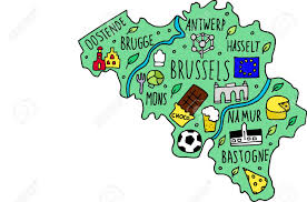 View a variety of belgium physical, political, administrative, relief map, belgium satellite image, higly detalied maps, blank map, belgium world and earth map. Colored Hand Drawn Doodle Belgium Map Belgian City Names Lettering Royalty Free Cliparts Vectors And Stock Illustration Image 144111228