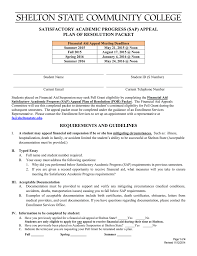 Maybe you would like to learn more about one of these? Satisfactory Academic Progress Sap Appeal Plan Of Resolution Packet