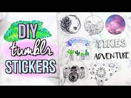 Diy Tumblr Stickers Without Sticker Paper Jenerationdiy Youtube How To Make Stickers Tumblr Stickers Diy Tumblr