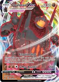Coalossal Vmax Swsh04 Vivid Voltage Pokemon Rare Pokemon Cards Pokemon Trading Card Game Pokemon digital wallpaper, pokémon, pokemon: pinterest
