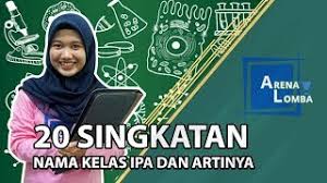 We did not find results for: 20 Singkatan Nama Kelas Ipa Dan Artinya Arenasekolah Juara Youtube
