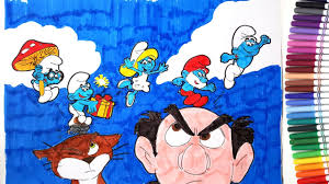 We found for you 15 pictures from the collection of the smurfs coloring movie! Smurfs The Lost Village Movie Smurfette Papa Smurf Gargamel Coloring Pages Book Video For Kids Youtube