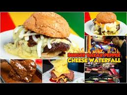 Burger Bakar Pepper Cheese Waterfall Youtube