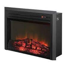 muskoka 28 in led log set electric firebox insert in black discontinued mfb27tbl3a 5 the home depot fireplace inserts electric fireplace insert electric firebox