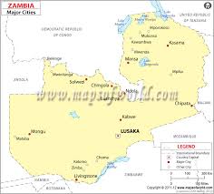 Maybe you would like to learn more about one of these? Zambia Cities Map Major Cities In Zambia
