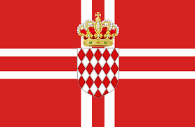 The top stripe is red, while the bottom stripe is white. Flag Of Greater Monaco By Ramones1986 On Deviantart